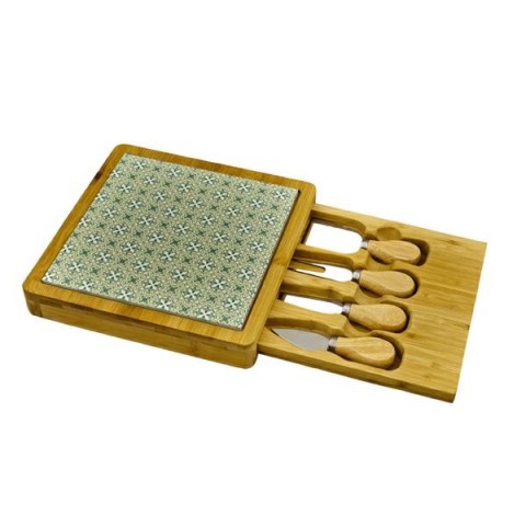 GREEN TAGLIERE BOX 4 ACCESSORI 23.5X23.5X3.5